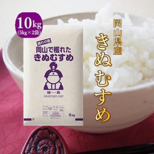 新米 令和6年産 お米 10kg きぬむすめ 岡山県産 (5kg×2袋) 米 送料無料【送料無料】