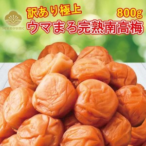 梅干し 訳あり ウマまろ完熟南高梅 文左 800g お得 完熟 送料無料 つぶれ 甘い うめぼし 梅干し 南高梅 塩分補給 熱中症対策【送料無料】