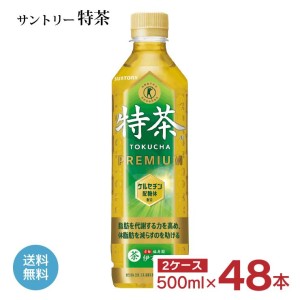 特茶 サントリー 伊右衛門 緑茶 500ml  48本 2ケース 特定保健用食品 特保 トクホ ペットボトル まとめ買い 送料無料【送料無料】