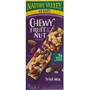 Nature Valley ネイチャーバレー グラノーラバー （チューイフルーツ＆ナッツ） 48本入り【送料無料】